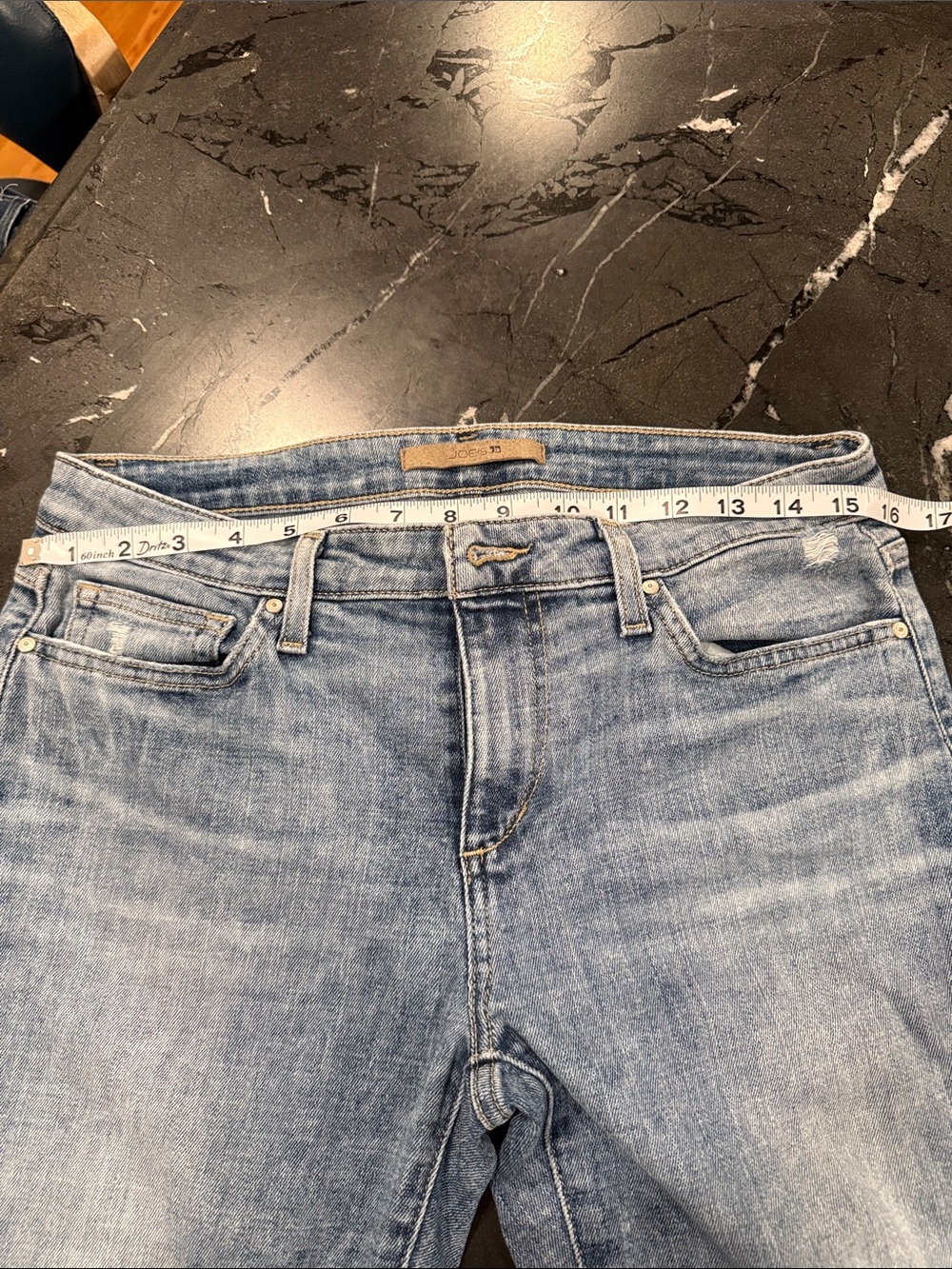 Joe's Jeans Distressed Released Hem Skinny Ankle Jeans Copland Wash